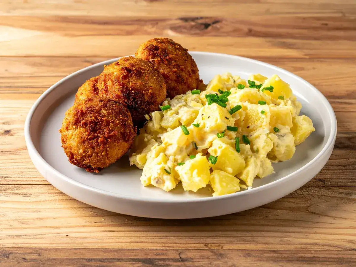 Frikadellen mit Kartoffelsalat