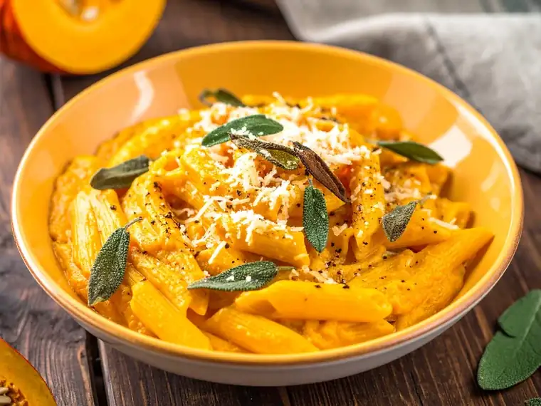 Cremige Kürbis-Pasta