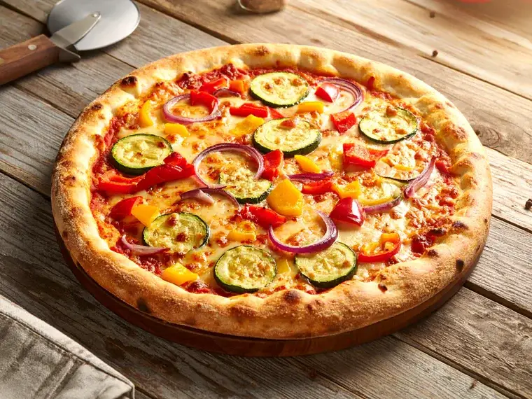 Gemüse-Pizza