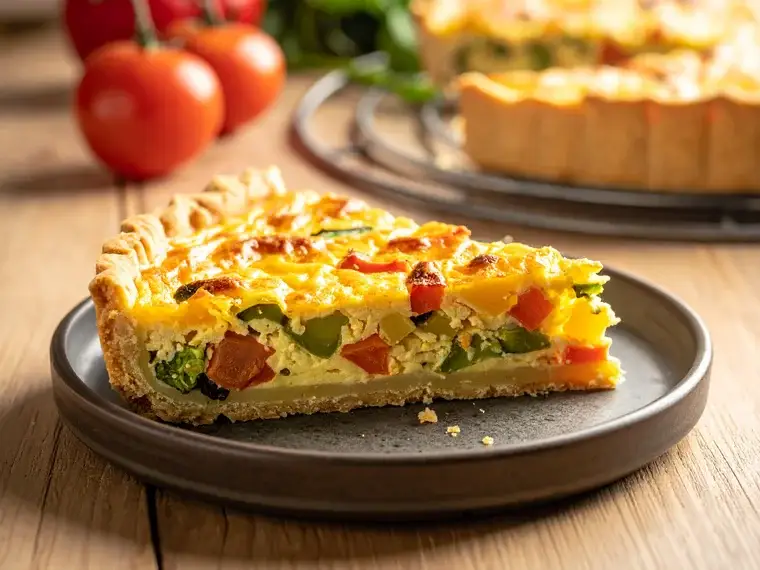Gemüse-Quiche mit Resten