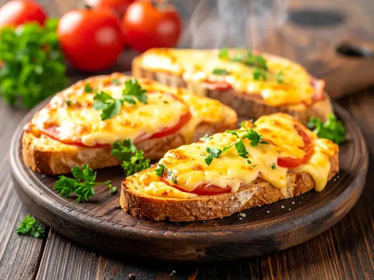 Käse-Schinken-Toast überbacken