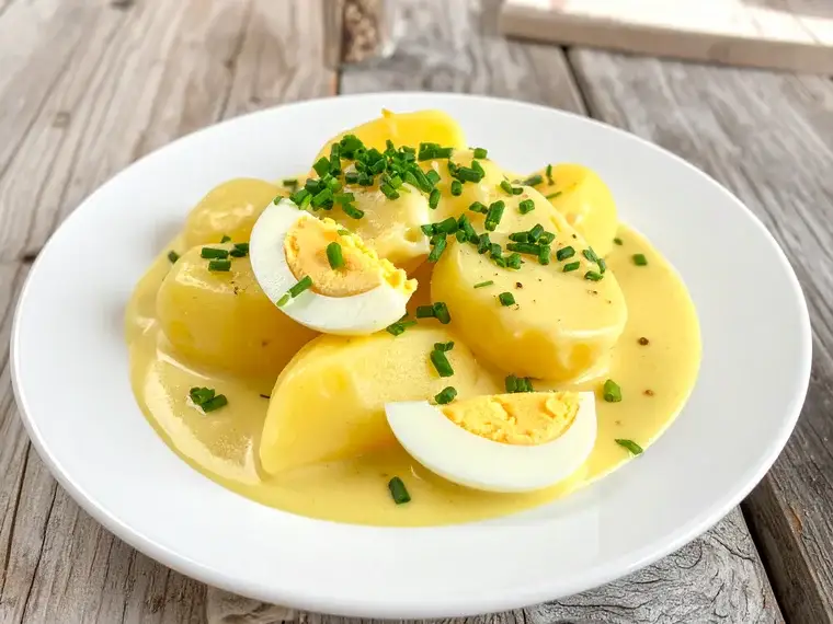 Lexi's Kartoffeln in Eiersoße